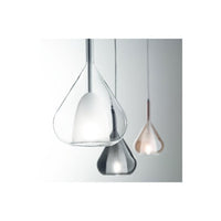 Lampadario a sospensione Lila a Led in metallo e vetro borosilicato 3481-49-362 Fabas Luce