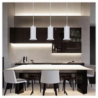 Trade Shop - Lampadario A Sospensione Moderna Contemporaneo Bianco Portalampada Pendente E27 33832         