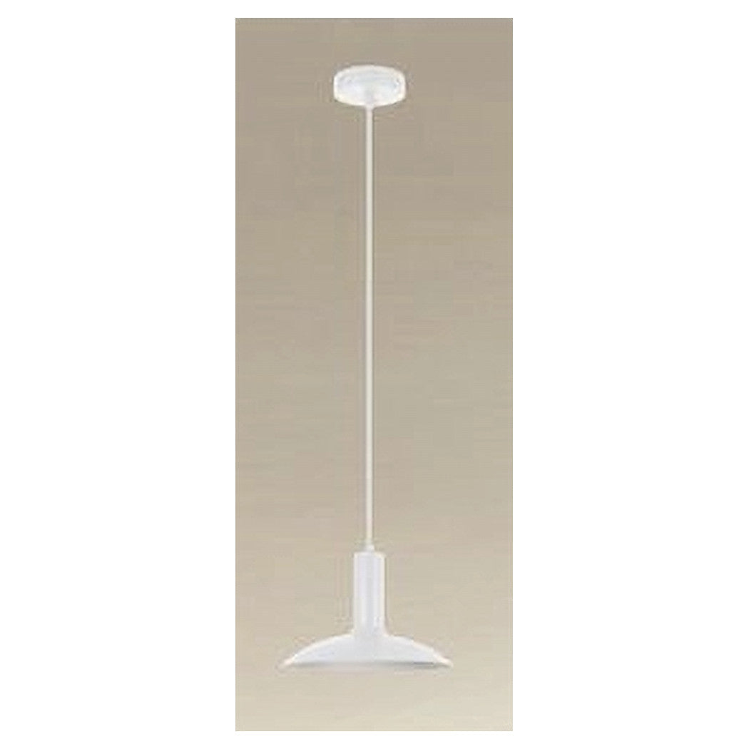 Trade Shop - Lampadario A Sospensione Moderno Con Paralume Semisfera In Ferro Bianco E27 33788         