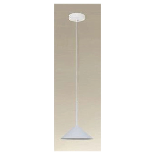Trade Shop - Lampadario A Sospensione Moderno Con Paralume Triangolare In Ferro Bianco E27 33856         