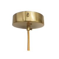 Trade Shop - Lampadario A Sospensione Oro Con 6 Sfere Bolle Bianche In Vetro Attacco G9 33726         