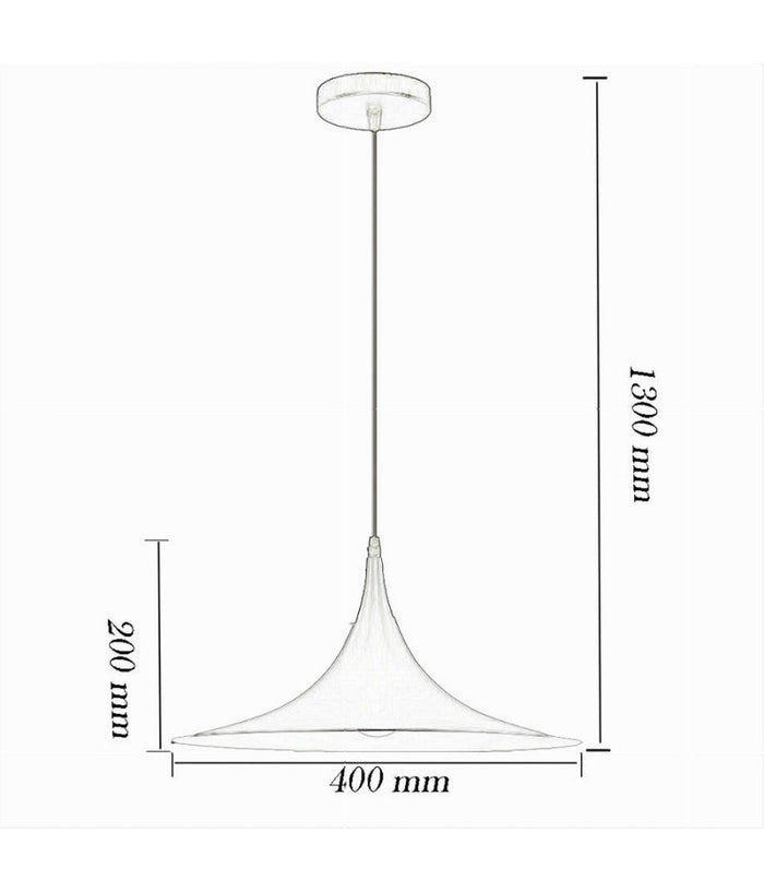 Lampadario A Sospensione Stile Contemporaneo In Metallo Decorativo Luce E27 B98  Nero       