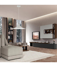 Lampadario A Sospensione Stile Contemporaneo In Metallo Decorativo Luce E27 B98         