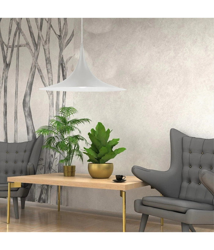 Lampadario A Sospensione Stile Contemporaneo In Metallo Decorativo Luce E27 B98         