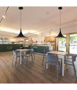 Lampadario A Sospensione Stile Contemporaneo In Metallo Decorativo Luce E27 B98  Nero       