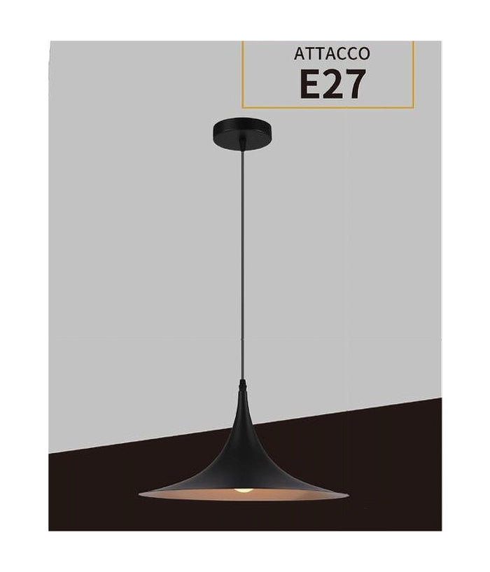 Lampadario A Sospensione Stile Contemporaneo In Metallo Decorativo Luce E27 B98         