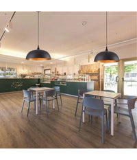 Lampadario A Sospensione Stile Contemporaneo In Metallo Pendente A Cupola E27 B91  Nero       