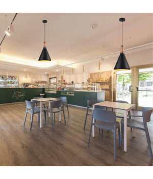 Lampadario A Sospensione Stile Industriale In Metallo Pendente A Cono E27 A94  Nero       