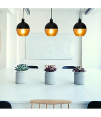 Lampadario A Sospensione Vintage Da Soffitto Attacco E27 Effetto Ambrato Lp-12n         