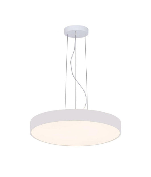 Lampadario Cerchio 40 Cm Led 43 W Lampada Up Down Sospensione 2 Temperature Luce  Bianco       