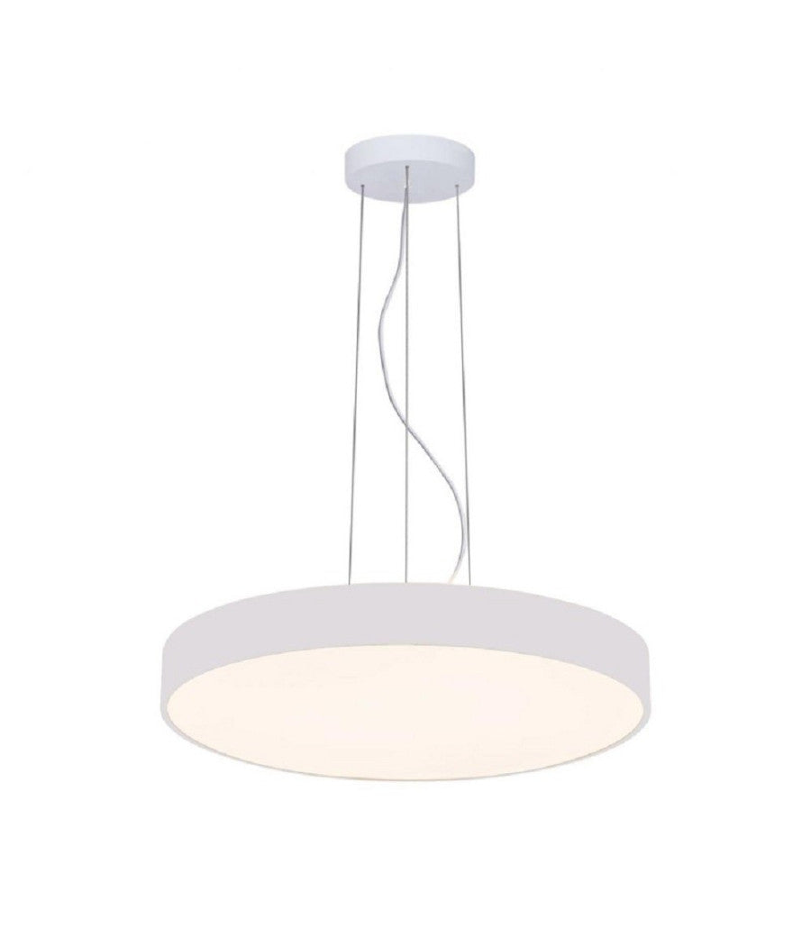 Lampadario Cerchio 40 Cm Led 43 W Lampada Up Down Sospensione 2 Temperature Luce         