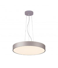 Lampadario Cerchio 40 Cm Led 43 W Lampada Up Down Sospensione 2 Temperature Luce         