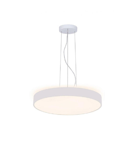 Lampadario Cerchio 80 Cm Led 95 W Lampada Up Down Sospensione 2 Temperature Luce  Bianco       