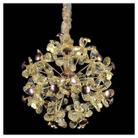 Trade Shop - Lampadario Circolare Creativo A Petalo Cristallo Illuminazione Lampada Camera 92075         