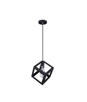 Lampadario Da Soffitto A Sospensione A Forma Di Cubo 3d Portalampada E27 A24         