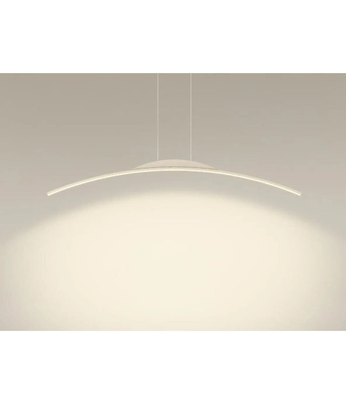 Lampadario Da Soffitto A Sospensione Led 16w Curvato Luce 3000k 6500k 4000k B68-b         