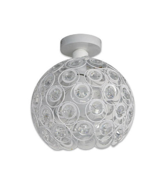 Lampadario Da Soffitto A Sospensione Plafoniera Sfere Cristallo Lampada E27 C23         