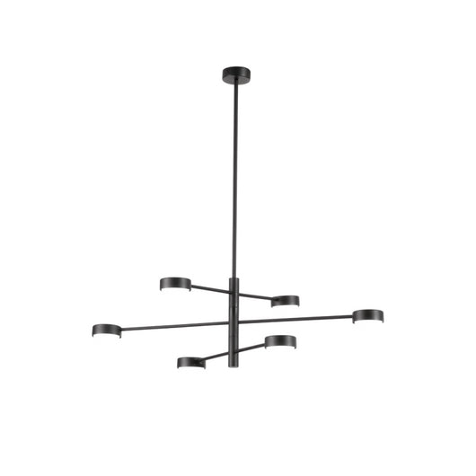 Lampada da soffitto Eclipsia nera - d850x845mm 6xGX53 - Lampadario pendente in metallo elegante