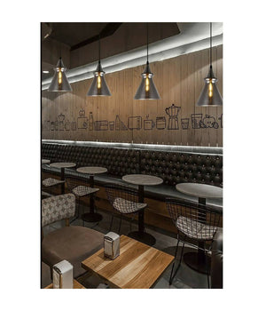 Lampadario Da Soffitto In Vetro Lampada Sospensione E27 Pendente A Coppa A36-04         