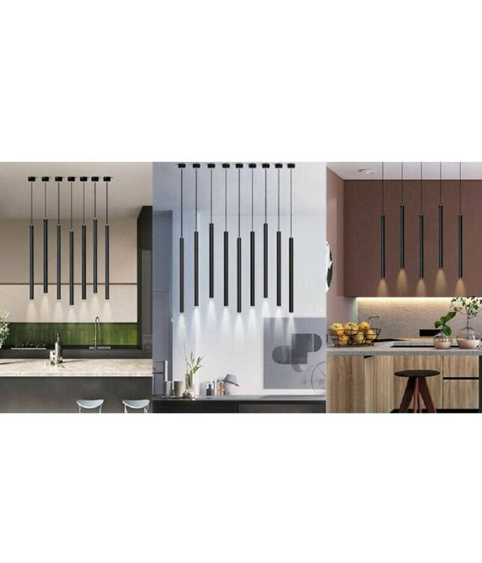 Lampadario Da Soffitto Led 3 Watt Punto Luce Fredda Calda Naturale Nero A11-n         