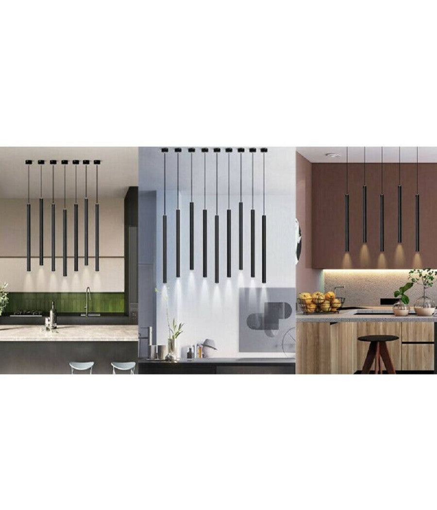 Lampadario Da Soffitto Led 3 Watt Punto Luce Fredda Calda Naturale Nero A11-n         