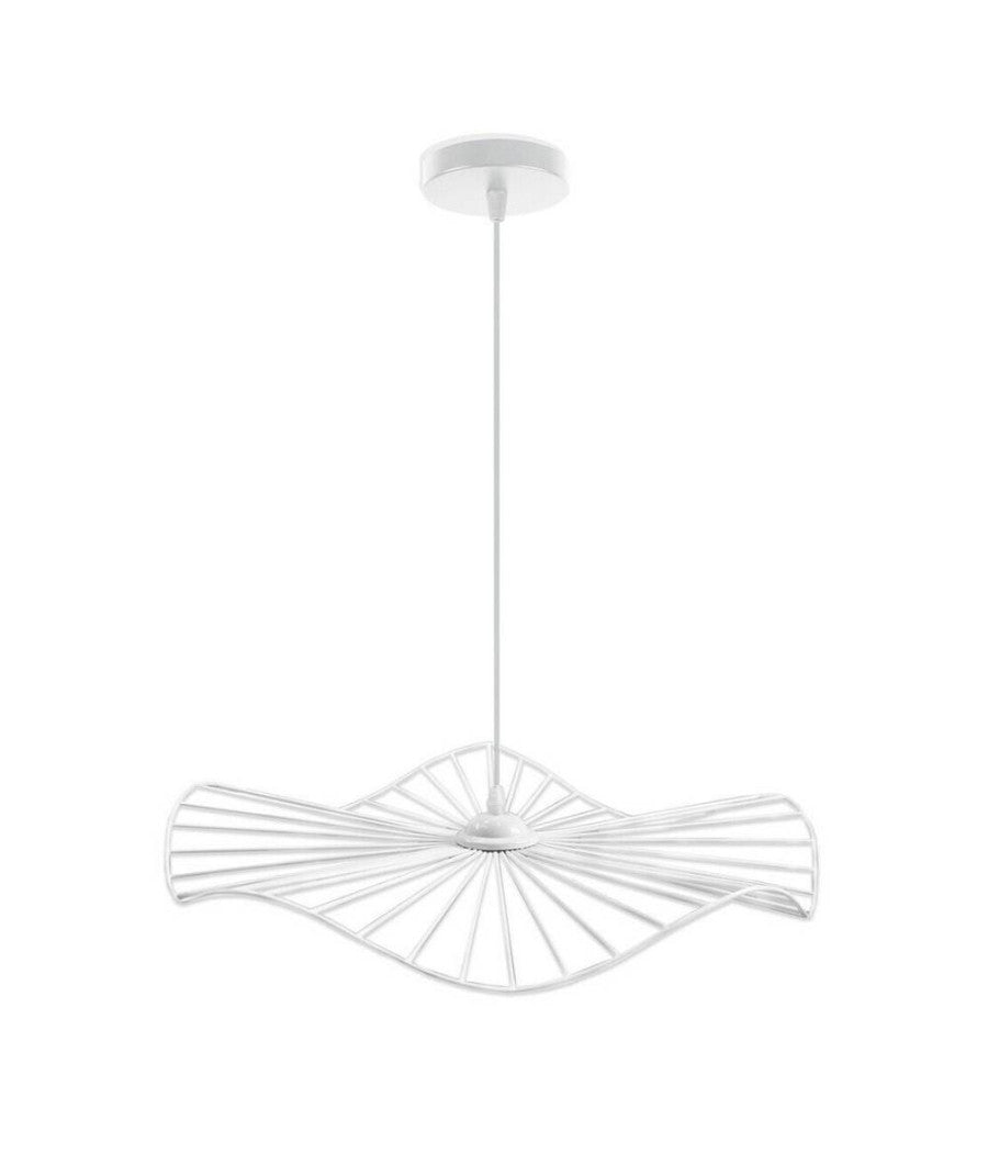 Lampadario Da Soffitto Pendente A Sospensione Rotonda Plafoniera Lampada E27 B31         