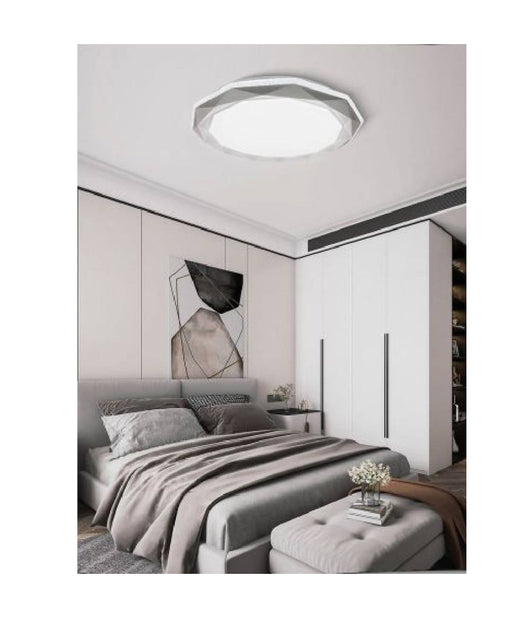 Lampadario Da Soffitto Plafoniera Led 46watt Dimmerabile 3 Toni Di Luce Pn-10-3c         