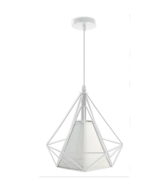 Lampadario Diamante Da Soffitto Sospeso Pendente Moderno Plafoniera E27 B20         