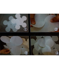 Lampadario Lampada A Sospensione Rotondo Moderno Effetto Origami Fantasia E27         