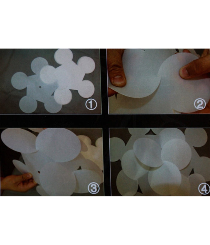 Lampadario Lampada A Sospensione Rotondo Moderno Effetto Origami Fantasia E27         