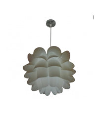 Lampadario Lampada A Sospensione Rotondo Moderno Effetto Origami Floreale         