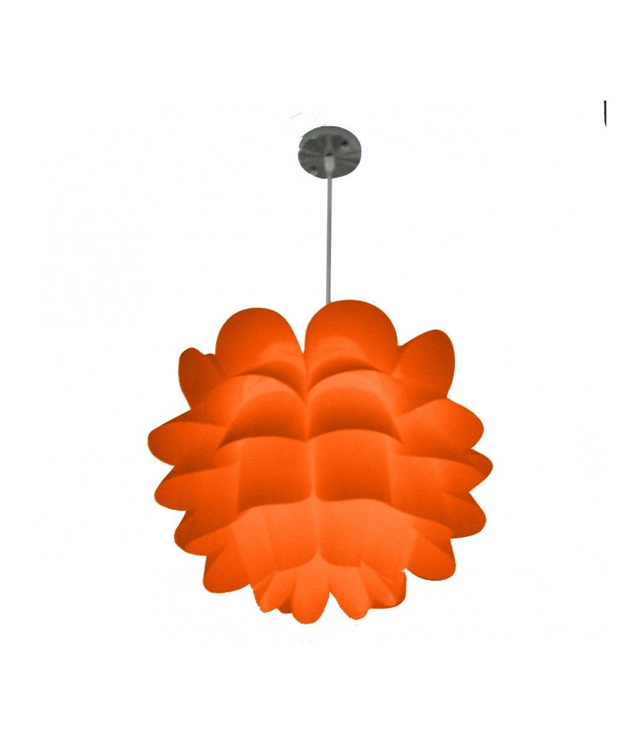 Lampadario Lampada A Sospensione Rotondo Moderno Effetto Origami Floreale         