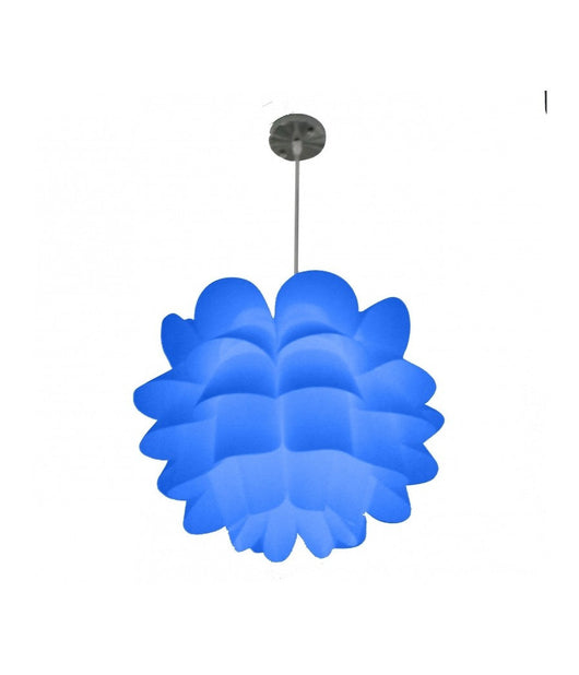 Lampadario Lampada A Sospensione Rotondo Moderno Effetto Origami Floreale         