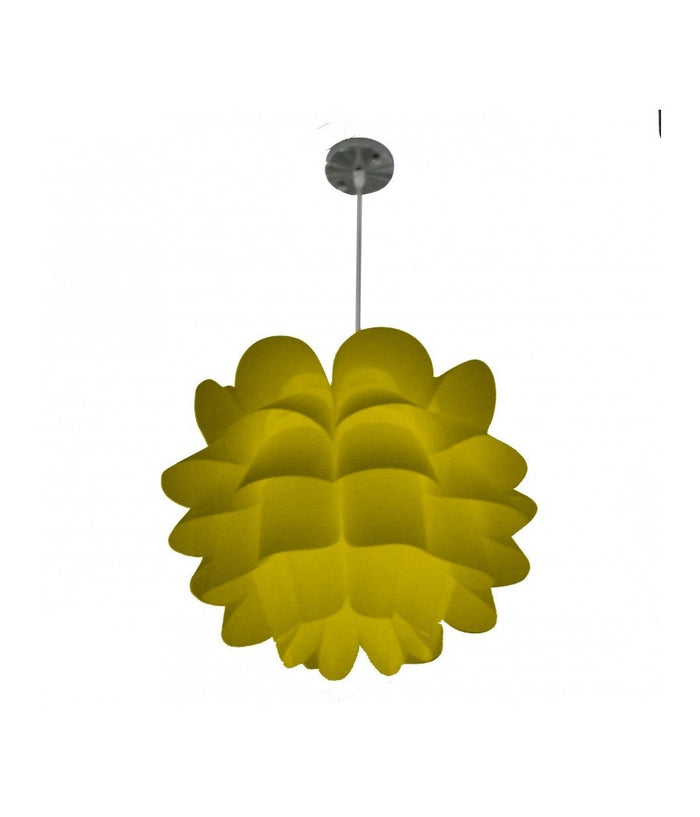 Lampadario Lampada A Sospensione Rotondo Moderno Effetto Origami Floreale         