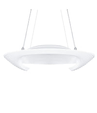 Lampadario Lampada Disco Anello Tondo Luce Led Soffitto Sospensione Pendente Moderno         