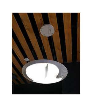 Lampadario Lampada Disco Anello Tondo Luce Led Soffitto Sospensione Pendente Moderno         