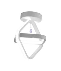 Lampadario Led 25w Rombo Plafoniera Pendente Soffitto Luce 4000k 3000k 6500k Pn-03b         