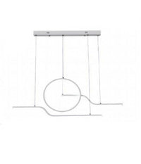 Lampadario Led 32watt Lampada Stile Contemporaneo Moderno Luce 6500k 4000k A44-b  -bianco Naturale      -