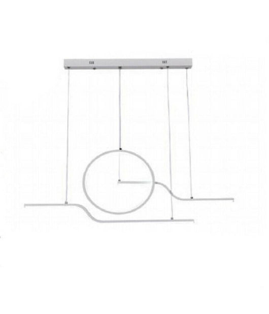 Lampadario Led 32watt Lampada Stile Contemporaneo Moderno Luce 6500k 4000k A44-b  -bianco Naturale      -