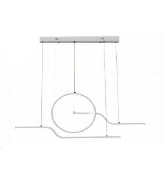 Lampadario Led 32watt Lampada Stile Contemporaneo Moderno Luce 6500k 4000k A44-b  -bianco Naturale      -