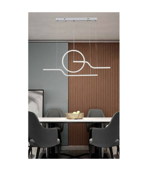 Lampadario Led 32watt Lampada Stile Contemporaneo Moderno Luce 6500k 4000k A44-b  -bianco Freddo      -