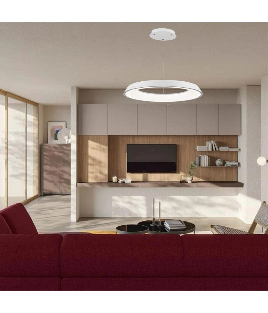 Lampadario Led 43w Tre Colorazioni Luce Lampada Da Soffitto Ultra Moderno A71-3c         