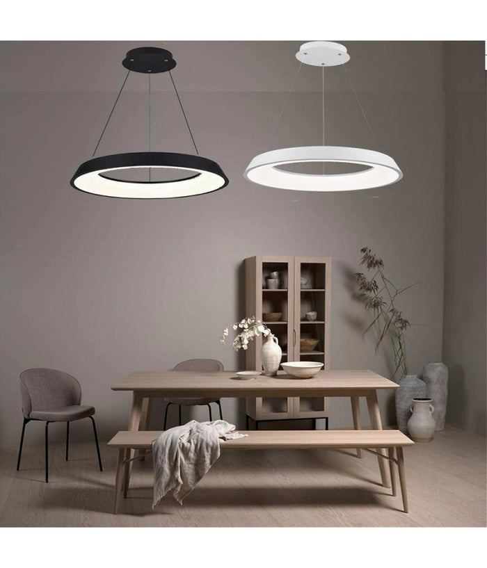 Lampadario Led 43w Tre Colorazioni Luce Lampada Da Soffitto Ultra Moderno A71-3c         