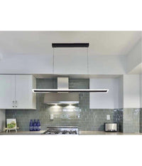 Lampadario Led 70w A Sospensione Lampada Dimmerabile 3 Colorazioni Di Luce B80-3c  Nero       