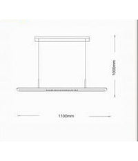 Lampadario Led 70w A Sospensione Lampada Dimmerabile 3 Colorazioni Di Luce B80-3c         