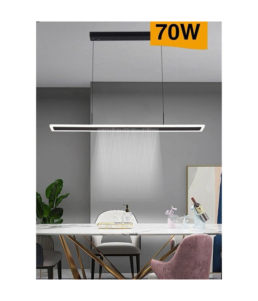 Lampadario Led 70w A Sospensione Lampada Dimmerabile 3 Colorazioni Di Luce B80-3c         
