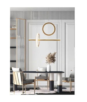 Lampadario Led 80w A Sospensione Luce 6500k 4000k Effetto Cristallo Moderno Lp-23         