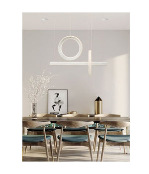 Lampadario Led 80w Sospensione Luce Fredda Naturale Calda Effetto Cristallo Lp-23b  -bianco Naturale      -