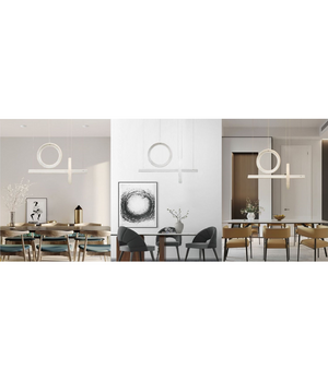 Lampadario Led 80w Sospensione Luce Fredda Naturale Calda Effetto Cristallo Lp-23b         