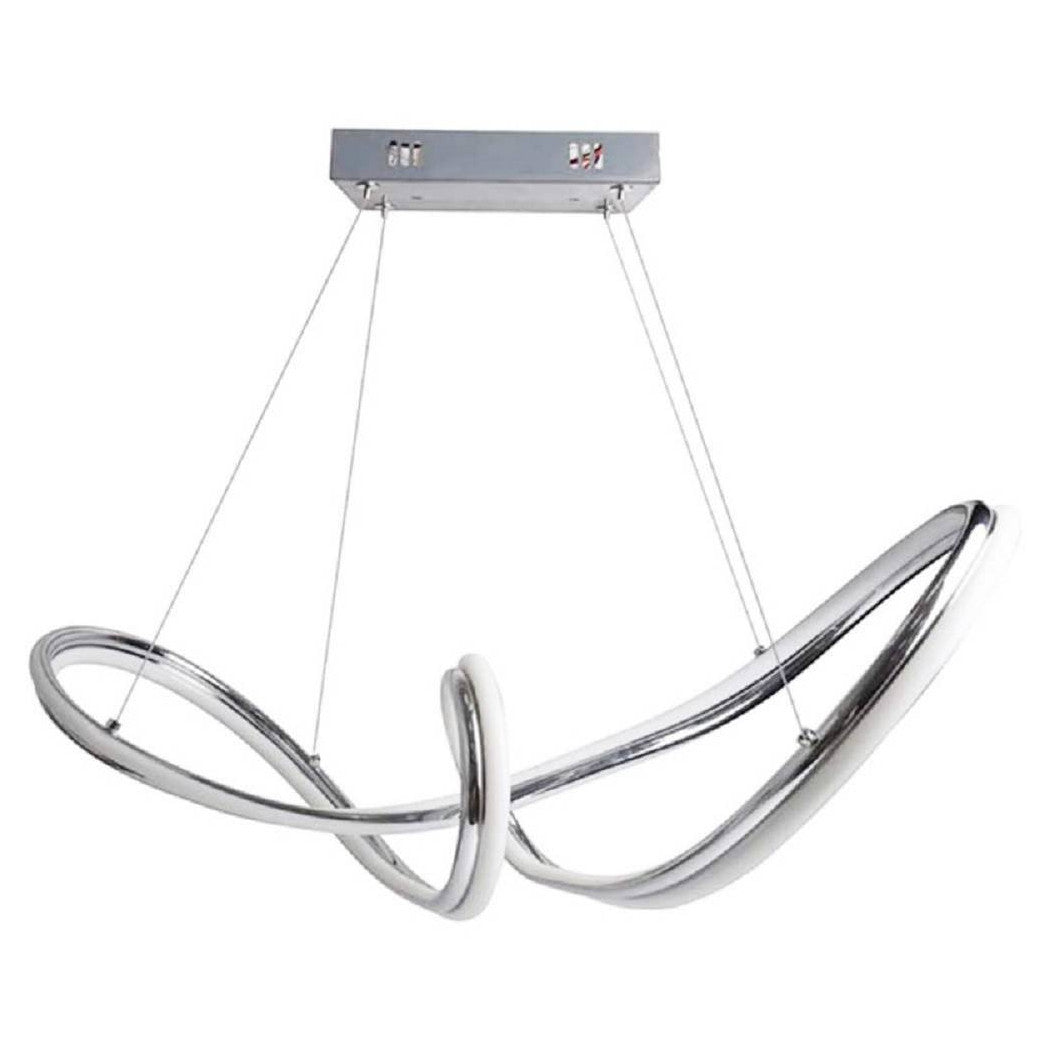 Lampadario Led Intrecciato A Fiocco A Sospensione 60w Cct 3 Colorazione Luce A59-a3c